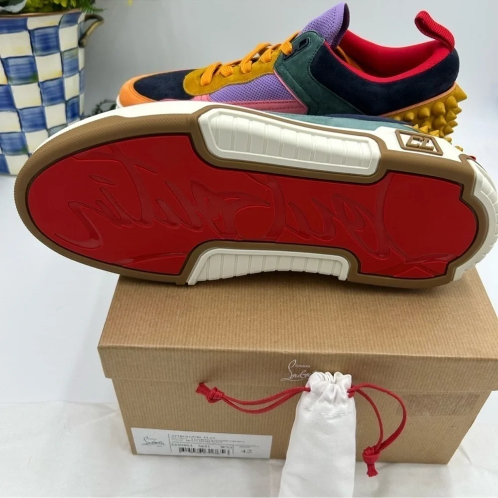 Men’s Christian Louboutin, Astroloubi trainer sneakers size 42 made in Italy
